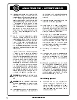 Preview for 12 page of Strata ADVANCEMIG 350 Operating Instructions Manual