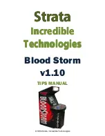 Strata Blood Storm Tips Manual preview