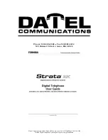 Preview for 1 page of Strata DKT2001 User Manual