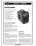 Preview for 5 page of Strata EZIARC 160 Operating Instructions Manual