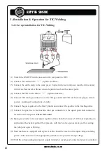 Preview for 24 page of Strata EZITIG 205DC Operating Instructions Manual