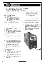 Preview for 48 page of Strata EZITIG 205DC Operating Instructions Manual