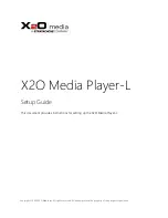 Stratacache X2O Media Player-L Setup Manual preview