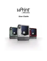 Preview for 1 page of Stratasys 180-00108 uPrint User Manual