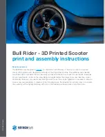 Stratasys Bull Rider Assembly Instructions Manual preview