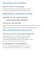 Preview for 11 page of Stratasys Dimension 768/Elite Site Preparation Manual