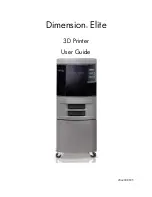 Предварительный просмотр 1 страницы Stratasys Dimension Elite User Manual