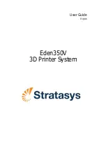 Preview for 1 page of Stratasys Eden350V User Manual