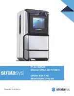 Preview for 1 page of Stratasys F170 Operation And Maintenance Manual