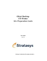 Stratasys OBJ-14000 Site Preparation Manual preview