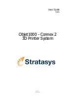 Stratasys Objet1000 Connex 2 User Manual preview