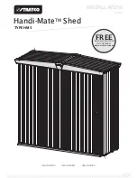 Stratco Handi-Mate HMGSHM3AZ Installation Manual preview