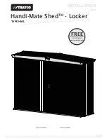 Stratco Handi-Mate Shed HMLOHMLME Installation Manual preview