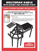 Preview for 1 page of Stratco OUTBACK MULTISPAN GABLE Assembly Instructions Manual