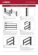Предварительный просмотр 4 страницы Stratco QUICKSCREEN HB-4589 Installation Manual