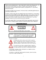 Preview for 2 page of Strategic Vista SYLVANIA SY21CD5444UQ-A80 Instruction Manual