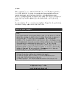 Preview for 3 page of Strategic Vista SYLVANIA SY21CD5444UQ-A80 Instruction Manual