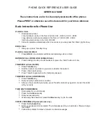 Preview for 1 page of Stratford Labs X-Lite Quick Reference User Manual