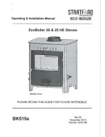 Stratford EB20HE Operating & Installation Manual preview