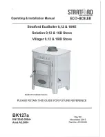 Stratford EcoBoiler 12 HE Operating & Installation Manual preview