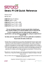 Preview for 1 page of STRATO Pi CM Series Quick Reference