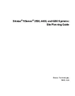 Stratus ftServer 2500 Site Planning Manual preview