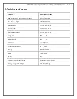 Preview for 8 page of Stratus SAE-F10P Installation, Operation & Maintenance Instructions Manual