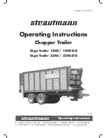 Preview for 1 page of Strautmann Giga-Trailer 1840 Operating Instructions Manual