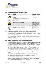 Предварительный просмотр 15 страницы Strautmann Plus 70 Translation Of The Original Operating Instructions