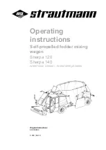 Preview for 1 page of Strautmann Sherpa 120 Operating Instructions Manual