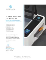 Preview for 1 page of Strava 100.500 Service Manual