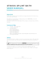 Preview for 3 page of Strava 100.600 User Manual