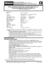 STRAXGAS FLAIRE WITH TURBOFLUE Installation And Servicing Instructions preview