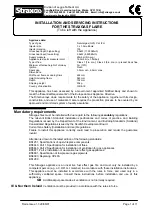 Preview for 1 page of STRAXGAS FLAIRE Installation And Servicing Instructions