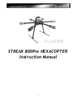 Предварительный просмотр 1 страницы Streak 800Pro Instruction Manual