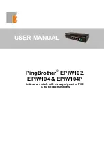 Streakwave PingBrother EPIW102 User Manual предпросмотр