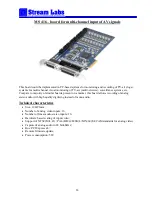 Preview for 14 page of STREAM LABS Alpha Plus PCI-E User Manual