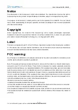 Preview for 2 page of Streamax M1-TKH0401 User Manual