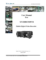 Preview for 1 page of Streamax X5-E0804 User Manual