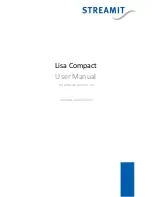 Streamit Lisa Compact User Manual предпросмотр