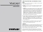 Preview for 1 page of StreamLight FIRE VULCAN Operating Instructions