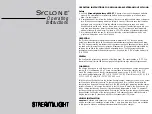 Preview for 1 page of StreamLight SYCLONE Operating Instructions