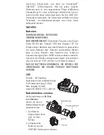 Preview for 11 page of StreamLight VANTAGE Operating Instructions Manual