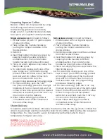 Предварительный просмотр 9 страницы Streamline Supplies Butterfly Operating Instructions Manual