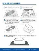 Предварительный просмотр 7 страницы Streamline CLAWFOOT N-100-60CFWH-DM Owner'S Manual & Installation Manual