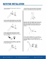 Preview for 9 page of Streamline CLAWFOOT N-100-60CFWH-DM Owner'S Manual & Installation Manual