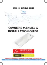 Streamline DROP-IN Series Owner'S Manual & Installation Manual preview