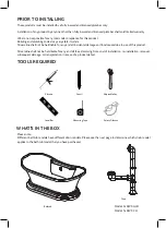 Предварительный просмотр 3 страницы Streamline N-1140-60FSWH-FM Owner'S Manual & Installation Manual