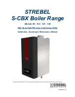 Strebel S-CBX 105 Installation Operating & Maintenance Manual preview