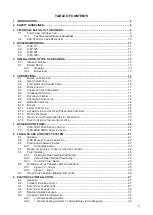 Preview for 3 page of Strebel S-FX 125 Installation Operating & Maintenance Manual